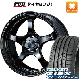 【新品国産5穴114.3車】 夏タイヤ ホイール4本セット 225/45R18 ファルケン ジークス ZE310R エコラン（限定） ウェッズ ウェッズスポーツ RN-05M 18インチ(送料無料)