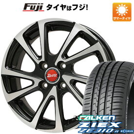 【新品国産4穴100車】 夏タイヤ ホイール4本セット 185/60R15 ファルケン ジークス ZE310R エコラン（限定） ビッグウエイ B-WIN ヴェノーザ10 15インチ(送料無料)