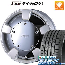 【新品国産4穴100車】 夏タイヤ ホイール4本セット 185/55R15 ファルケン ジークス ZE310R エコラン（限定） クリムソン グーフィー スプリッター 15インチ(送料無料)