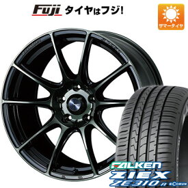 【新品国産5穴114.3車】 夏タイヤ ホイール4本セット 225/45R18 ファルケン ジークス ZE310R エコラン（限定） ウェッズ ウェッズスポーツ SA-25R 18インチ(送料無料)