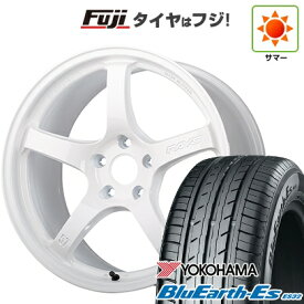 【新品国産車用5穴114.3】 夏タイヤ ホイール4本セット 235/50R18 ヨコハマ ブルーアース ES32 RAYS レイズ グラムライツ 57CR LIMITED (OXZ) 8.5J 18インチ(送料無料)