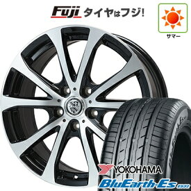 【新品国産車用5穴114.3】 夏タイヤ ホイール4本セット 215/55R17 ヨコハマ ブルーアース ES32 ビッグウエイ TRG-バーン XPII 7J 17インチ(送料無料)