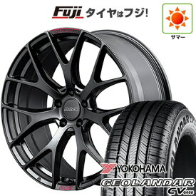 【新品国産車用5穴114.3】 夏タイヤ ホイール4本セット 225/55R18 102 V XL ヨコハマ ジオランダー CV G058 RAYS レイズ ホムラ 2X7FT SPORT EDITION 7.5J 18インチ(送料無料)