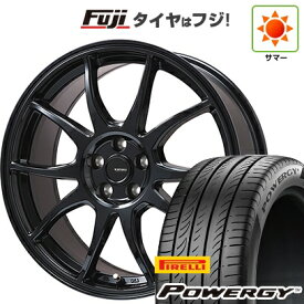 【新品国産車用5穴100】 夏タイヤ ホイール4本セット 225/55R18 ピレリ パワジー ホットスタッフ ジースピード G-06【限定】 7.5J 18インチ(送料無料)