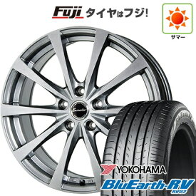 【パンク保証付き】【新品国産車用5穴100】 夏タイヤ ホイール4本セット 225/55R18 ヨコハマ ブルーアース RV-03 ホットスタッフ エクシーダー E03【限定】 7.5J 18インチ(送料無料)
