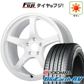【パンク保証付き】【新品国産車用5穴114.3】 夏タイヤ ホイール4本セット 235/50R18 ヨコハマ ブルーアース RV-03 RAYS レイズ グラムライツ 57CR LIMITED (OXZ) 8.5J 18インチ(送料無料)