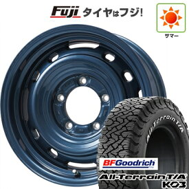 【新品】ジムニーシエラ/ジムニーノマド 夏タイヤ ホイール4本セット 215/70R16 BFグッドリッチ オールテレーンT/A KO3 RWL レアマイスター LMG OFF-STYLE 2 (ブルー) 6J 16インチ(送料無料)