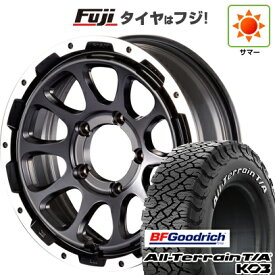 【新品】ジムニーシエラ/ジムニーノマド 夏タイヤ ホイール4本セット 215/70R16 BFグッドリッチ オールテレーンT/A KO3 RWL モーターファーム ファームD10 5.5J 16インチ(送料無料)
