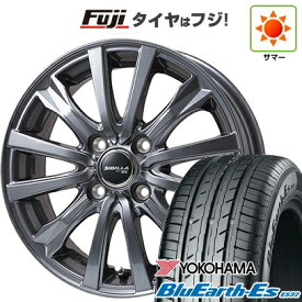【新品 軽自動車】N-BOX タント スペーシア 夏タイヤ ホイール4本セット 165/55R15 ヨコハマ ブルーアース ES32 トピー シビラ NEXT W-5 ディープグレー【限定】 4.5J 15インチ(送料無料)