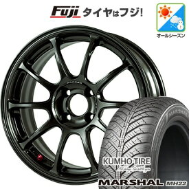 【新品 軽自動車】ハスラー デリカミニ(4WD) オールシーズンタイヤ ホイール4本セット 165/60R15 クムホ マーシャル MH22 オールシーズン(限定) RAYS レイズ ボルクレーシング ZE40 5.5J 15インチ(送料無料)