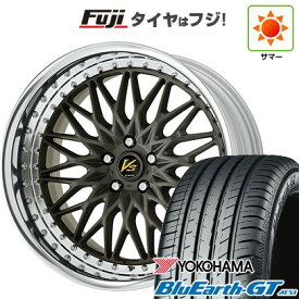 【新品国産車用5穴100】 夏タイヤ ホイール4本セット 225/40R18 ヨコハマ ブルーアース GT AE51 WORK ワーク VS VS-XV 18インチ(送料無料)