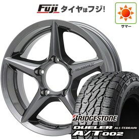 【新品】ジムニーシエラ/ジムニーノマド 夏タイヤ ホイール4本セット 215/70R16 ブリヂストン デューラー A/T002 OWL/RBL アピオ ワイルドボア X2 6J 16インチ(送料無料)