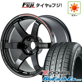 【新品国産車用5穴114.3】 夏タイヤ ホイール4本セット 225/55R18 ヨコハマ ブルーアース ES32 RAYS レイズ ボルクレーシング TE37 サーガ S-plus TIME ATTACK 18インチ(送料無料)