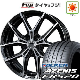 【新品国産車用5穴114.3】 夏タイヤ ホイール4本セット 255/45R20 ファルケン アゼニス FK520L 共豊 スマック +EK M1 20インチ(送料無料)