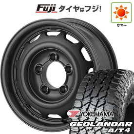 【新品】ジムニーシエラ/ジムニーノマド 夏タイヤ ホイール4本セット 215/75R15 ヨコハマ ジオランダー A/T4 G018 RBL アピオ ワイルドボア ベンチュラ 15インチ(送料無料) サマータイヤ