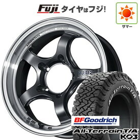 【新品】ジムニーシエラ/ジムニーノマド 夏タイヤ ホイール4本セット 215/70R16 BFグッドリッチ オールテレーンT/A KO3 RWL ヨコハマ アドバンレーシング RJ-D2 for JIMNY 6J 16インチ(送料無料)