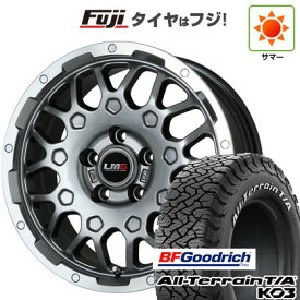 【新品】デリカD5 夏タイヤ ホイール4本セット 235/70R16 BFグッドリッチ オールテレーンT/A KO3 RWL レアマイスター LMG MS-9W ガンメタリムポリッシュ 6.5J 16インチ(送料無料)