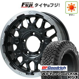 【新品】ジムニー 夏タイヤ ホイール4本セット 175/80R16 BFグッドリッチ オールテレーンT/A KO3 RWL レアマイスター LMG MS-9W ブラック/ブラッククリアリム 5.5J 16インチ(送料無料)