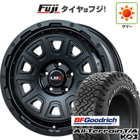 【新品】デリカD5 夏タイヤ ホイール4本セット 225/70R16 BFグッドリッチ オールテレーンT/A KO3 RWL レアマイスター LMG DS-10 マットブラック 7J 16インチ(送料無料)