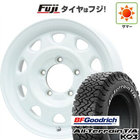 【新品】ジムニー 夏タイヤ ホイール4本セット 175/80R16 BFグッドリッチ オールテレーンT/A KO3 RWL レアマイスター LMG OFF-STYLE(ホワイト) 5.5J 16インチ(送料無料)