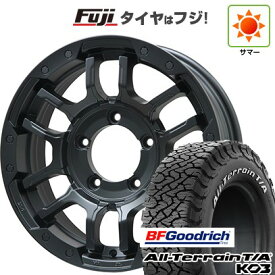 【新品】ジムニーシエラ/ジムニーノマド 夏タイヤ ホイール4本セット 215/70R16 BFグッドリッチ オールテレーンT/A KO3 RWL ビッグウエイ B-LUGNAS FRD(マットブラック) 16インチ(送料無料)