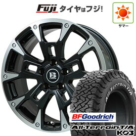 【新品】デリカD5 夏タイヤ ホイール4本セット 225/70R16 BFグッドリッチ オールテレーンT/A KO3 RWL ビッグウエイ B-LUGNAS BRD(ブラックポリッシュ/ブラッククリア) 6.5J 16インチ(送料無料)