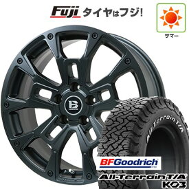 【新品】デリカD5 夏タイヤ ホイール4本セット 235/70R16 BFグッドリッチ オールテレーンT/A KO3 RWL ビッグウエイ B-LUGNAS BRD(マットブラック) 6.5J 16インチ(送料無料)
