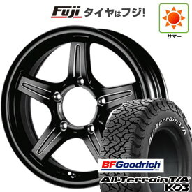 【新品】ジムニー 夏タイヤ ホイール4本セット 175/80R16 BFグッドリッチ オールテレーンT/A KO3 RWL TWS グランヴァード NEO ブラックカット 5.5J 16インチ(送料無料)