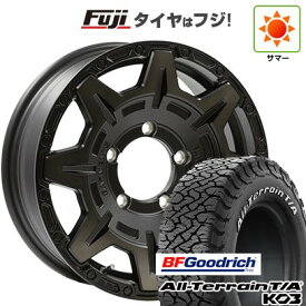 【新品】ジムニー 夏タイヤ ホイール4本セット 175/80R16 BFグッドリッチ オールテレーンT/A KO3 RWL WEDS ウェッズ クロスオーバーガーメンツ Style M 5.5J 16インチ(送料無料)