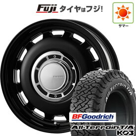 【新品】ジムニーシエラ/ジムニーノマド 夏タイヤ ホイール4本セット 225/70R16 BFグッドリッチ オールテレーンT/A KO3 RWL コスミック クロスブラッド ディーゼル 6J 16インチ(送料無料)