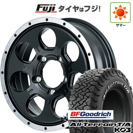 【新品】ジムニー 夏タイヤ ホイール4本セット 175/80R16 BFグッドリッチ オールテレーンT/A KO3 RWL MID WHEELS WO-7 5.5J 16インチ(送料無料)