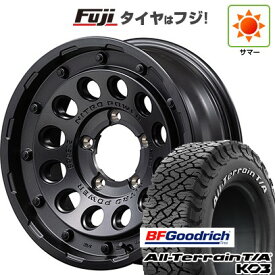 【新品】ジムニーシエラ/ジムニーノマド 夏タイヤ ホイール4本セット 215/70R16 BFグッドリッチ オールテレーンT/A KO3 RWL MID WHEELS NITRO POWER H12 ショットガン 6J 16インチ(送料無料)