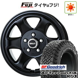 【新品】デリカD5 夏タイヤ ホイール4本セット 225/70R16 BFグッドリッチ オールテレーンT/A KO3 RWL トライスター BRUT BR-44 6.5J 16インチ(送料無料)