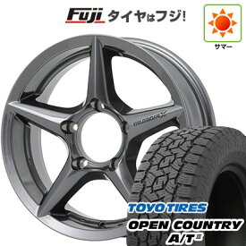 【新品】ジムニーシエラ/ジムニーノマド 夏タイヤ ホイール4本セット 225/70R16 トーヨー オープンカントリー A/T III RBL アピオ ワイルドボア X2 16インチ(送料無料) サマータイヤ