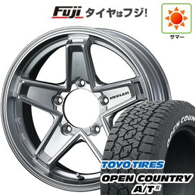 【新品】ジムニーシエラ/ジムニーノマド 夏タイヤ ホイール4本セット 195/80R15 トーヨー オープンカントリー A/T III RWL/RBL WEDS ウェッズアドベンチャー キーラータクティクス ハイパーシルバー 15インチ(送料無料) サマータイヤ