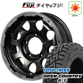 【新品】ジムニーシエラ/ジムニーノマド 夏タイヤ ホイール4本セット 195/80R15 トーヨー オープンカントリー R/T RBL レアマイスター LMG CS-9 ブラック/ブラッククリアリム 15インチ(送料無料) サマータイヤ