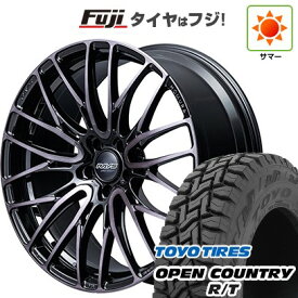 【新品国産車用5穴114.3】 夏タイヤ ホイール4本セット 225/55R18 トーヨー オープンカントリー R/T RBL RAYS レイズ ホムラ 2X10BD BLACK CLEAR EDITION 7.5J 18インチ(送料無料)