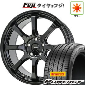 【新品国産車用5穴114.3】 夏タイヤ ホイール4本セット 225/55R18 ピレリ パワジー ホットスタッフ ジースピード G-08 7J 18インチ(送料無料)