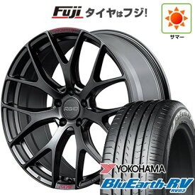 【パンク保証付き】【新品国産車用5穴114.3】 夏タイヤ ホイール4本セット 235/50R18 ヨコハマ ブルーアース RV-03 RAYS レイズ ホムラ 2X7FT SPORT EDITION 7.5J 18インチ(送料無料)