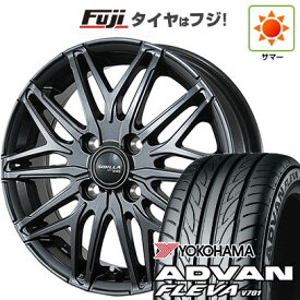 【新品 軽自動車】N-BOX タント スペーシア 夏タイヤ ホイール4本セット 165/55R15 ヨコハマ アドバン フレバV701 トピー シビラ NEXT W45 4.5J 15インチ(送料無料)