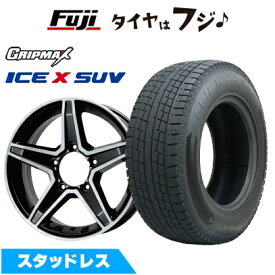 【新品】ジムニー スタッドレスタイヤ ホイール4本セット 175/80R16 グリップマックス アイスX SUV BSW ブラックサイドウォール(限定) プレミックス エステラ(マットブラックポリッシュ) 5.5J 16インチ(送料無料)
