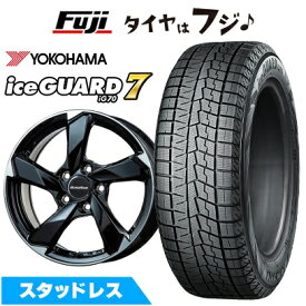 【新品】輸入車用 アウディA7 スポーツバック（F2） スタッドレスタイヤ ホイール4本セット 245/45R19 ヨコハマ アイスガード7 セブンIG70 ユーロアクシス クロスエッジ 19インチ(送料無料)