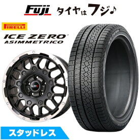 【新品】輸入車用 レネゲード スタッドレスタイヤ ホイール4本セット 215/65R16 ピレリ ウィンター アイスゼロアシンメトリコ レアマイスター LMG MS-9W 6.5J 16インチ(送料無料)