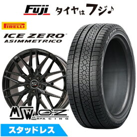【新品】輸入車用 ベンツCLS（C257） スタッドレスタイヤ ホイール4本セット 245/40R19 ピレリ ウィンター アイスゼロアシンメトリコ MSW by OZ Racing MSW 50(グロスブラック) 19インチ(送料無料)