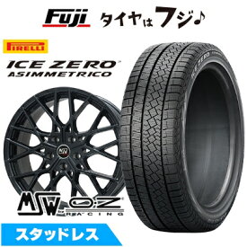 【新品】輸入車用 ベンツCLS（C257） スタッドレスタイヤ ホイール4本セット 245/40R19 ピレリ ウィンター アイスゼロアシンメトリコ MSW by OZ Racing MSW 74(グロスブラック) 19インチ(送料無料)