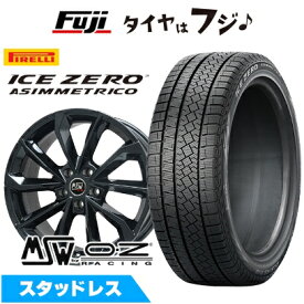 【新品】輸入車用 ベンツCLS（C257） スタッドレスタイヤ ホイール4本セット 245/40R19 ピレリ ウィンター アイスゼロアシンメトリコ MSW by OZ Racing MSW 42(グロスブラック) 8J 19インチ(送料無料)