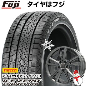 【新品】輸入車用 VW（アルテオン） スタッドレスタイヤ ホイール4本セット 245/45R18 ピレリ ウィンター アイスゼロアシンメトリコ ユーロテック ガヤ ソリ(マットチタニウム) 18インチ(送料無料)