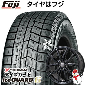 【新品】輸入車用 プジョー3008 2017- スタッドレスタイヤ ホイール4本セット 225/60R17 ヨコハマ アイスガード シックスIG60 ユーロテック VP-LINE(グロスブラック) 17インチ(送料無料)