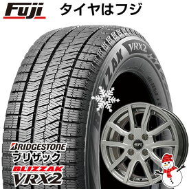 【新品国産4穴100車】 スタッドレスタイヤ ホイール4本セット 165/70R14 ブリヂストン ブリザック VRX2 ブランドル N52 14インチ(送料無料)