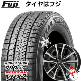 【新品国産4穴100車】 スタッドレスタイヤ ホイール4本セット 175/65R15 ブリヂストン ブリザック VRX2 ブランドル N52BP 15インチ(送料無料)